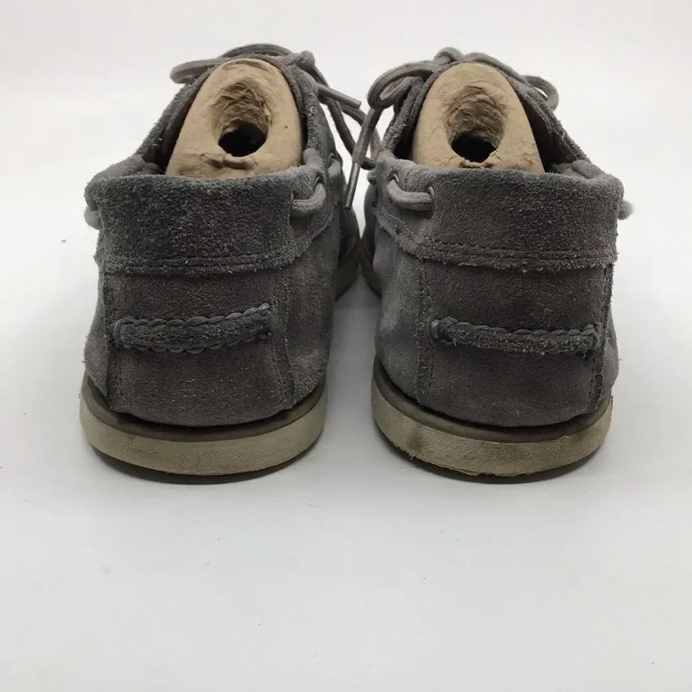 Timberland Gray Suede Boat Shoes Loafers with SensorFlex Technology size 9